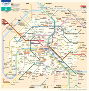 Paris Metro map "normal"